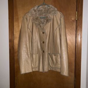 “Vintage” Guess leather jacket